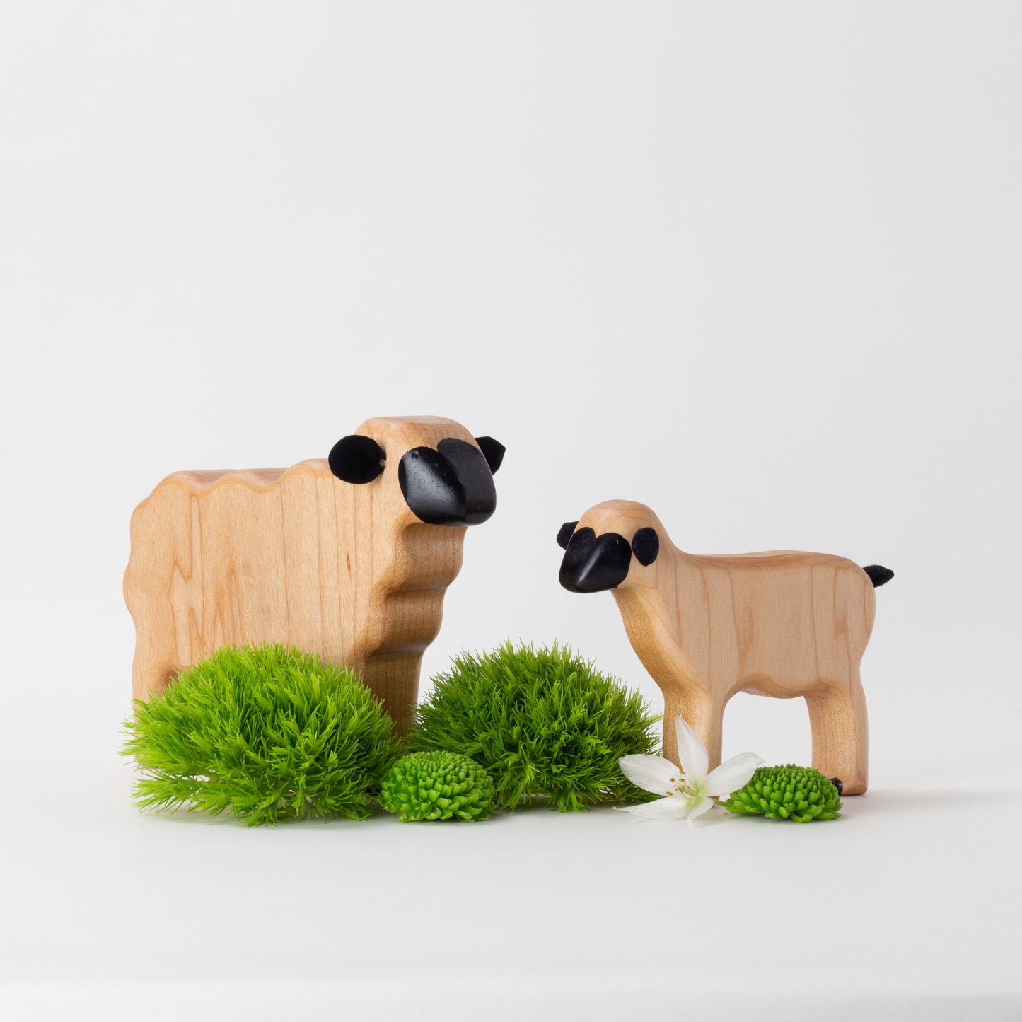 Valais Blacknose Sheep & Lamb